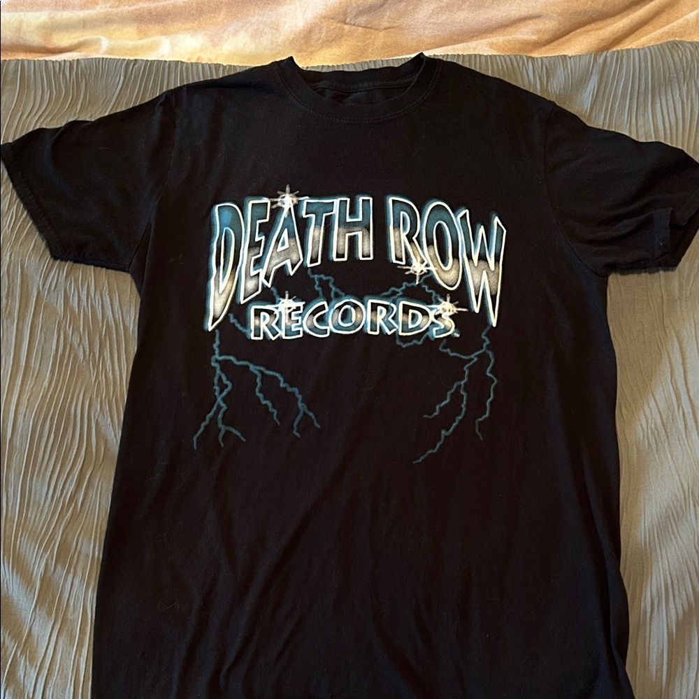 Death Row Records Black Graphic Tee